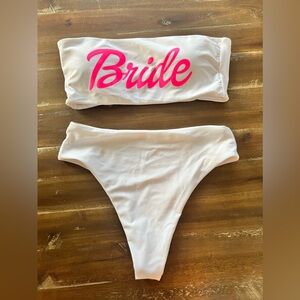 NWOT Bride Bandeau Bikini Small